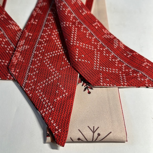 Two Christmas Two Thin Scarves / Hair Bands / Scarves- #770 - Picture 3 of 6